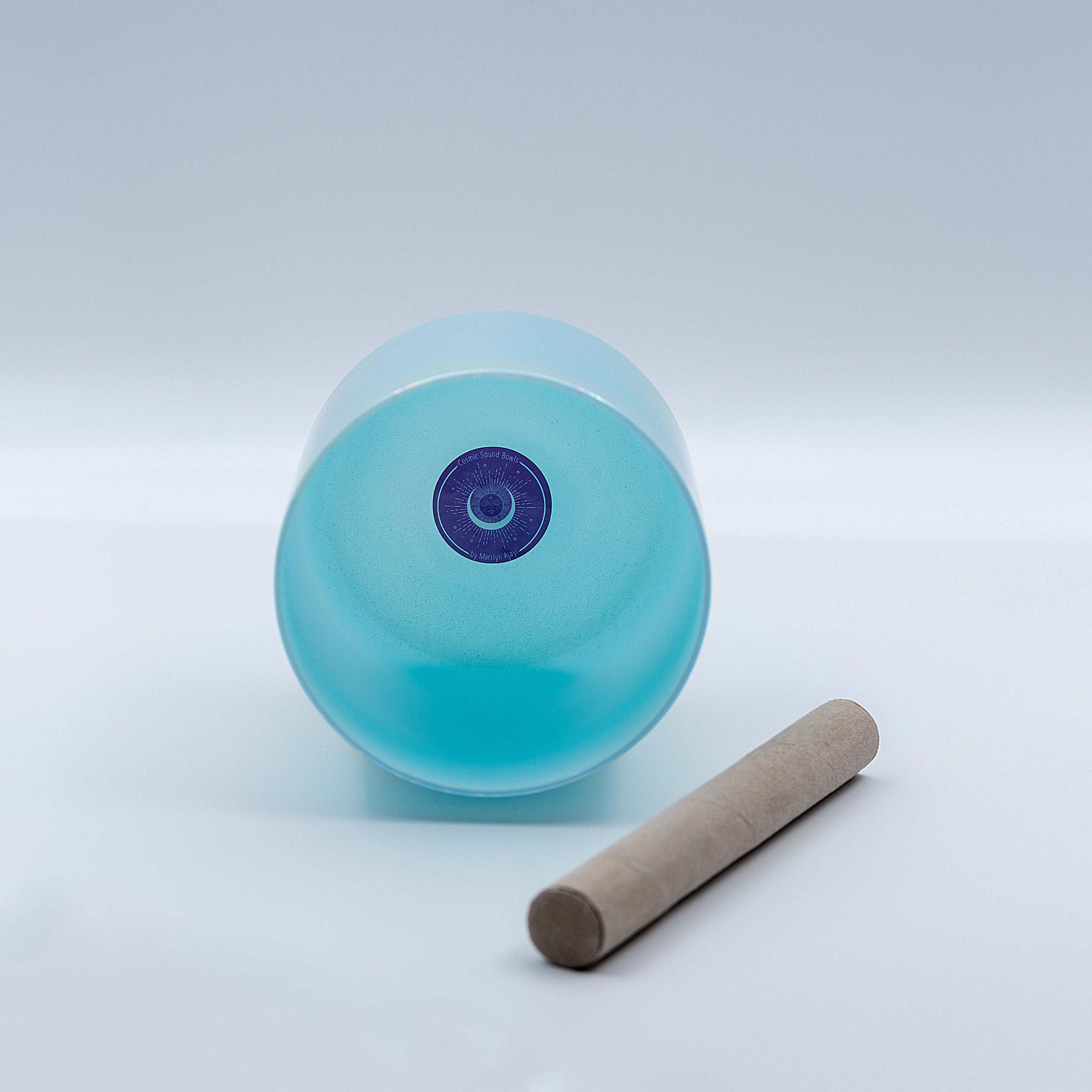 Cosmic Sound Bowls® 'Ocean' Singing Bowls Pearl Front view